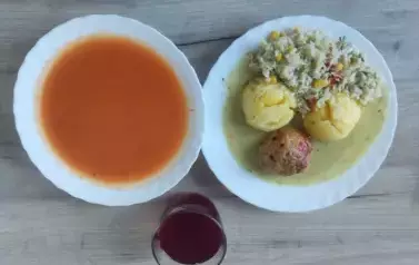 Posiłek  dla diety podstawowej z dnia 01.09.25r. -obiad